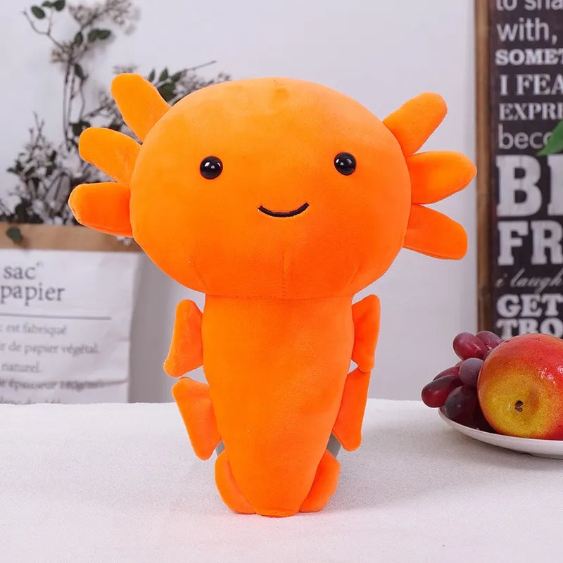 Cute Salamander Plush Toy Axolotl Dinosaur Hexagon Doll | Plush Toys & Collectibles