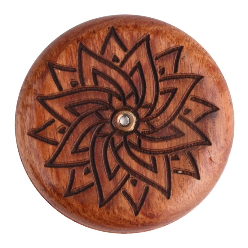 Round Rosewood UFO Bread Knife Soft French Stick Carving Double-Sided Baking Tool|Kitchen Accessories