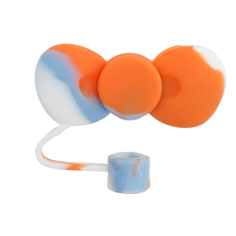 Adorable Bow Knot Silicone Straw Cap 1pc|Straw Accessories