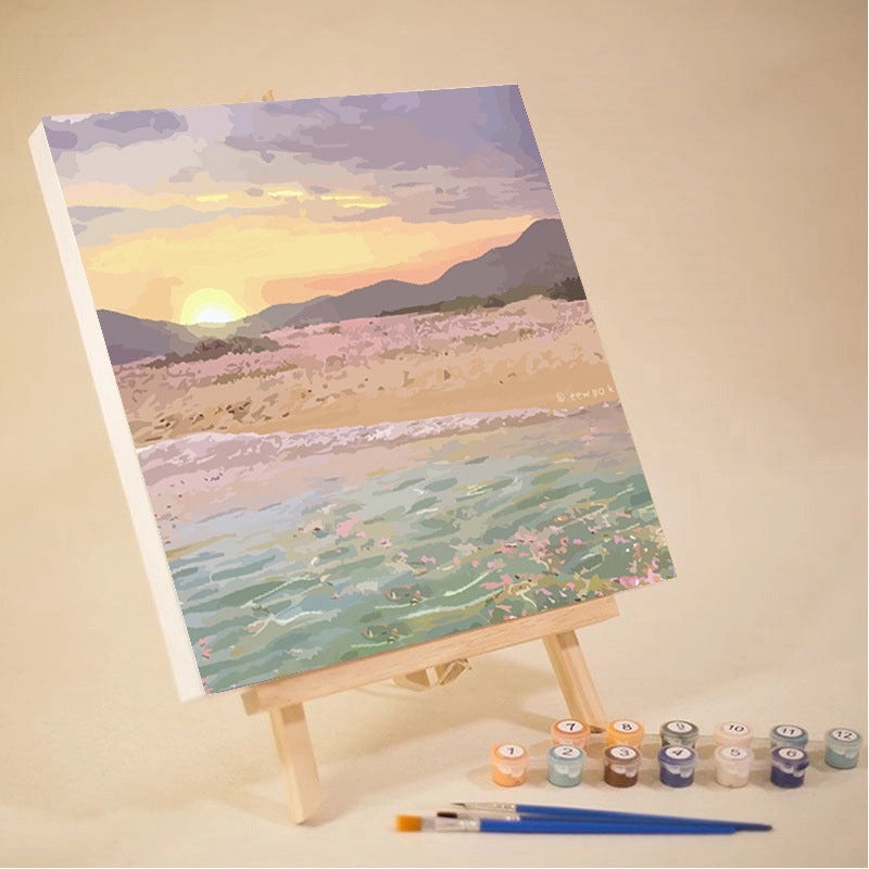 10-12 Color High Quality Pigment Set for DIY Digital Oil Painting Landscape | Painting Supplies