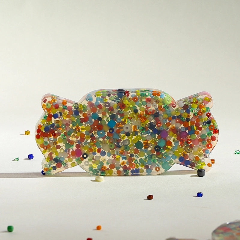 Christmas Silicone Decompression Toys Buckle Beads Stress Relief Fidget Toys|Stress Relief Toys