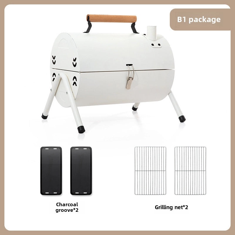 Portable Folding Charcoal Grill for Outdoor Backyard Camping | Outdoor Cooking Equipment