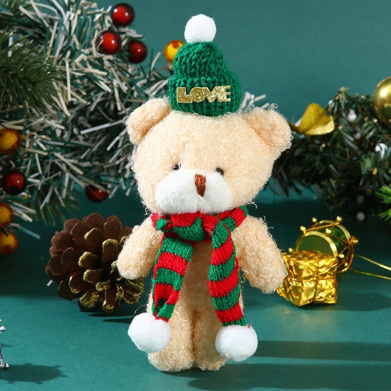 Christmas Plush Bear Stuffed Animal Soft PP Cotton Toy Gift for Kids|Stuffed Animals & Plush Toys