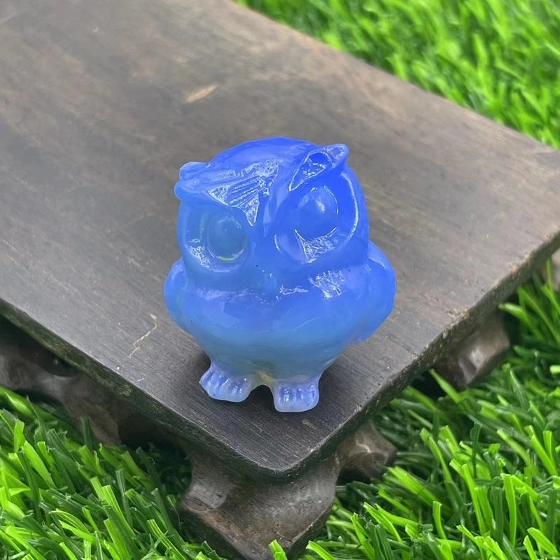 Vintage Style Owl Natural Stone Ornament for Home Decor|Home Decor & Accessories