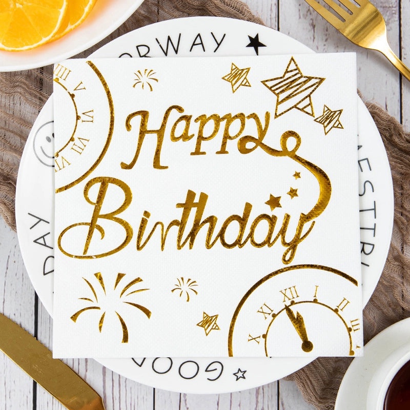Modern Birthday Letter Wood Pulp Design | Home Decor Accessories