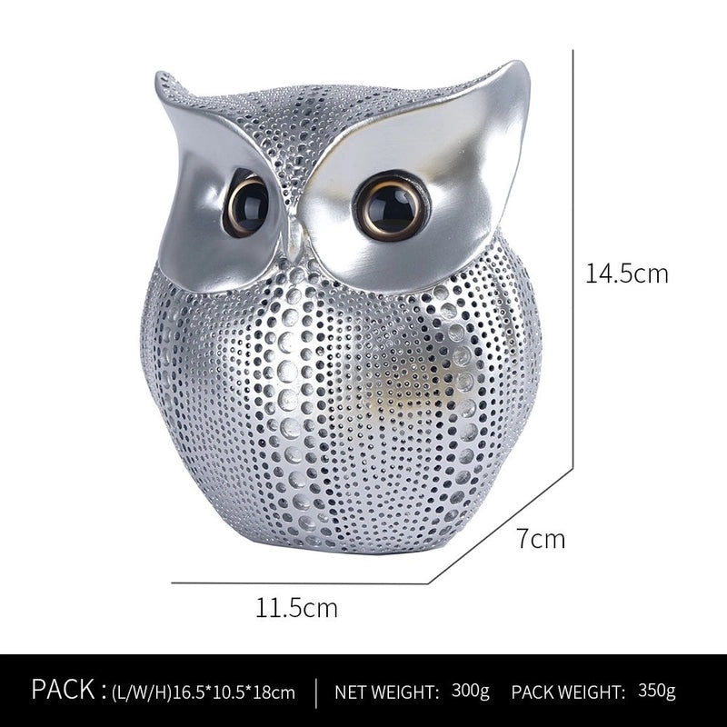 Charming Resin Owl Figurine for Home Decor | Home Decoration