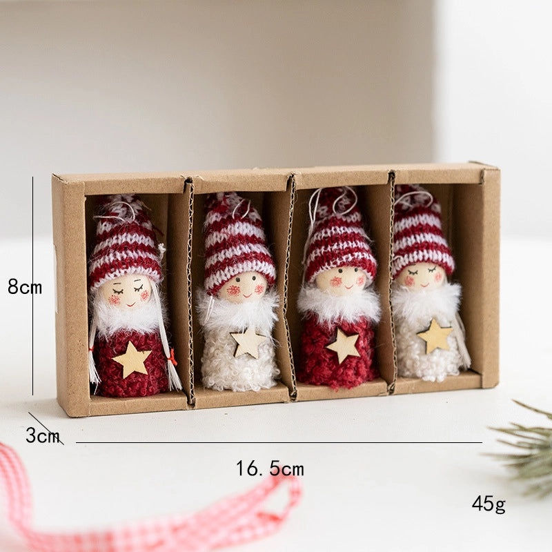 Christmas Cute Human Doll Hanging Ornaments for Holiday Party Decorations | Christmas Ornaments