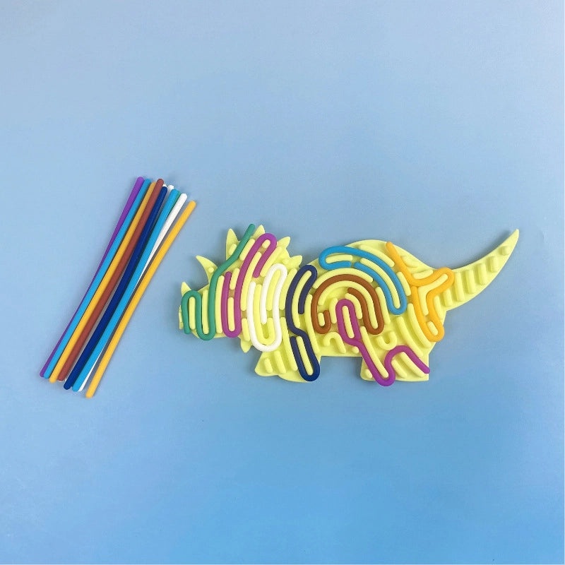 Sensory Silicone Activity Board for Kids | Educational Toy | BPA-Free Food Grade Twist Decompression Tool|儿童感官玩具|益智玩具|减压神器