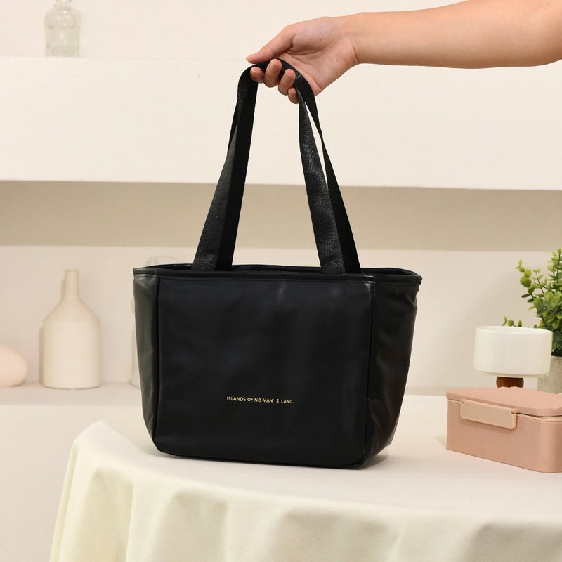 Portable Foldable Insulated Lunch Bag High-end Simple Windproof Storage Bag|Lunch Bags & Coolers