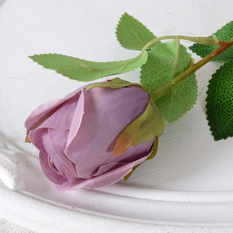 Artificial Rose Single Stem Flannel Flower for Home Wedding Valentine's Day Decoration|Home Decor & Wedding Accessories