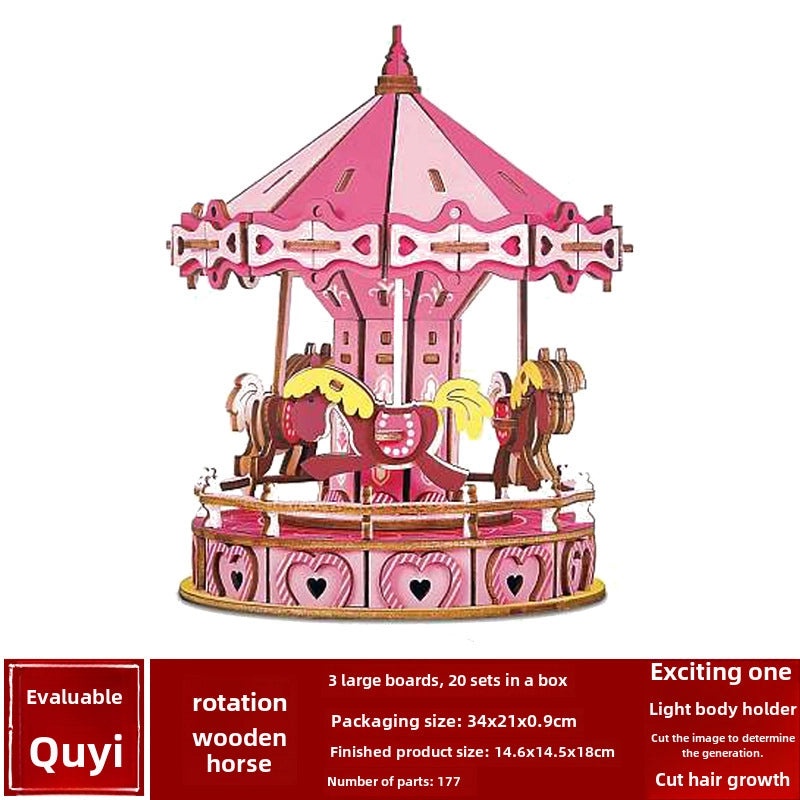 Handmade Wooden 3D Puzzle for Kids and Adults | Educational Toys & Games