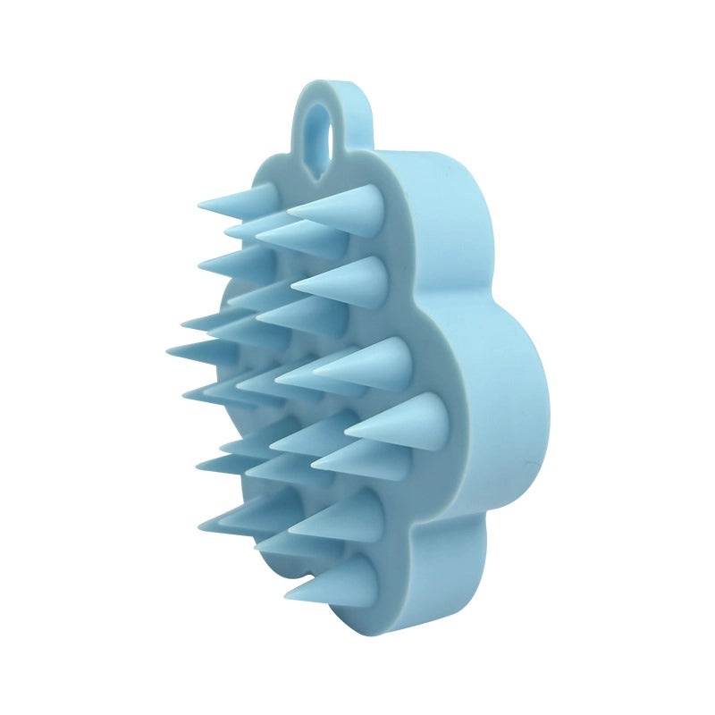 Minimalist Solid Color Silicone Shampoo Brush for Casual and Elegant Hair Care|Hair Care Accessories