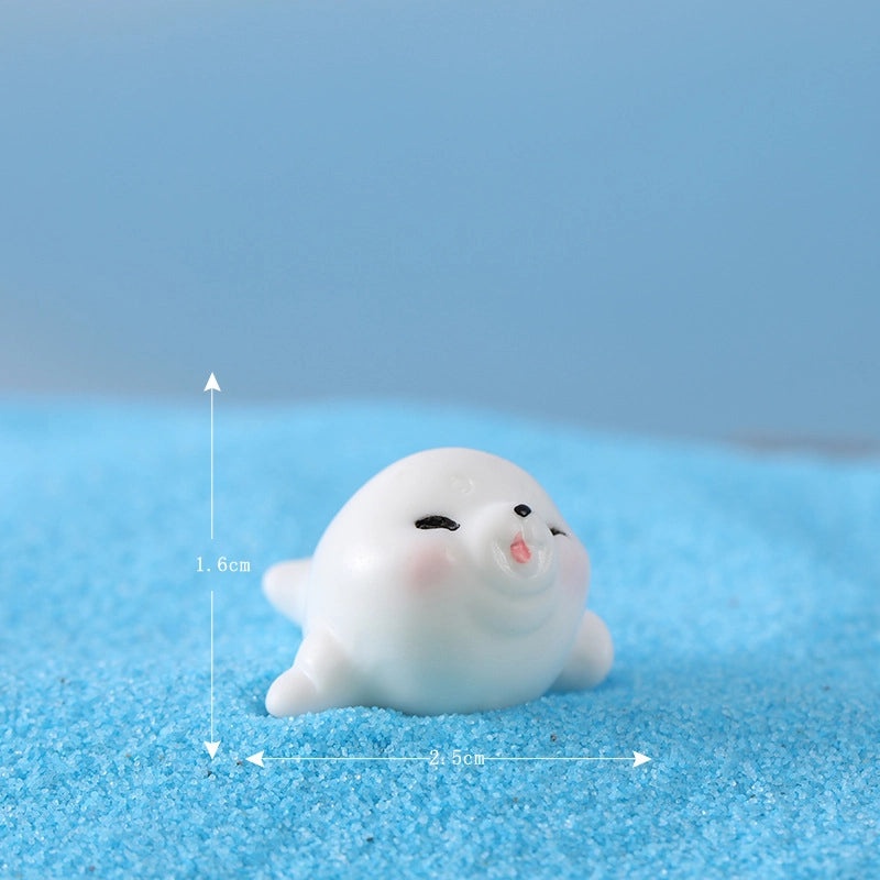 Marine Cartoon Resin Crab Shell and Whale Ornaments|Home Decor Accessories