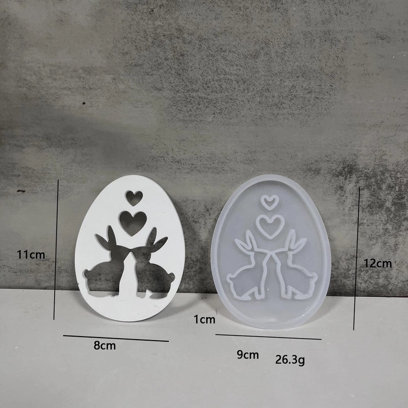 Colorful Easter Egg Shaped Silicone Kitchen Mold for Casual Baking | Kitchen & Dining Accessories