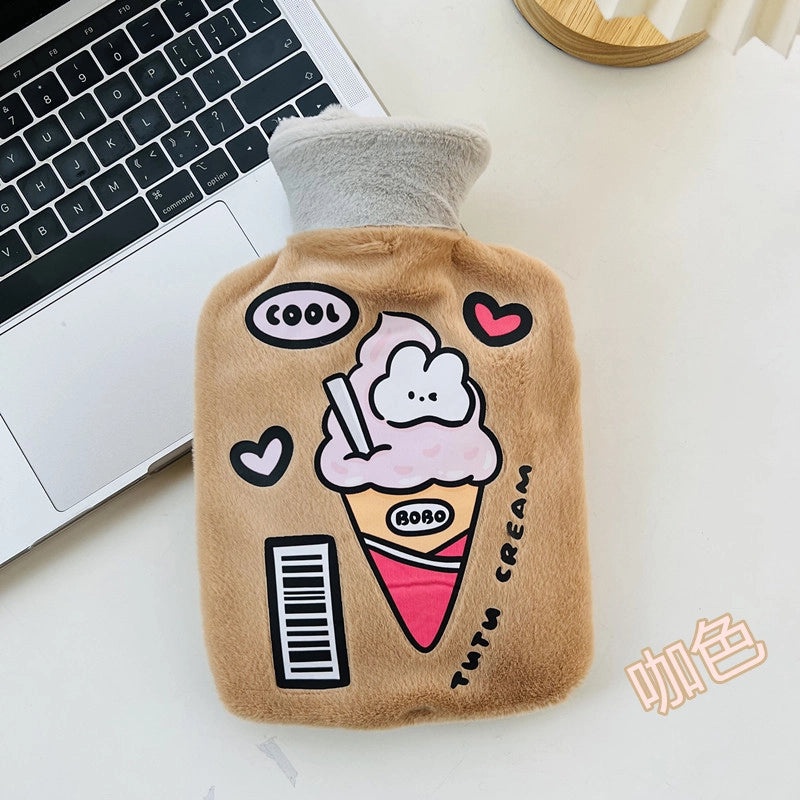 Korean Style Large Plush Rabbit Hot Water Bag PVC Injection Warm Hand Compress Hot Sale|Home & Living/Heating Pads & Compresses