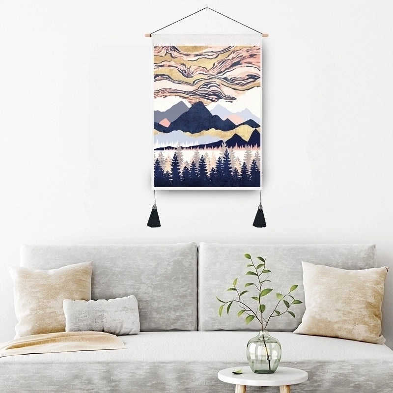 Scenic Polyester Wall Tapestry for Home Decor|Home Decor