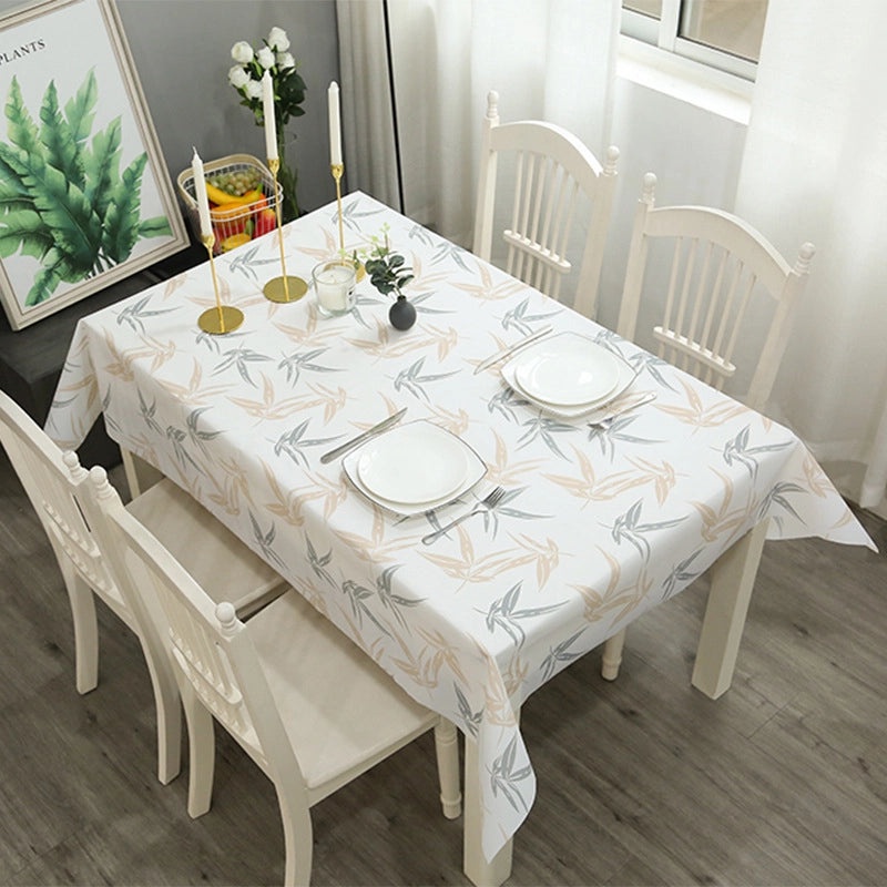 Modern Nordic PVC Tablecloth, Waterproof Oil-proof, Anti-scalding, Disposable Plaid Design|Home & Kitchen Textiles