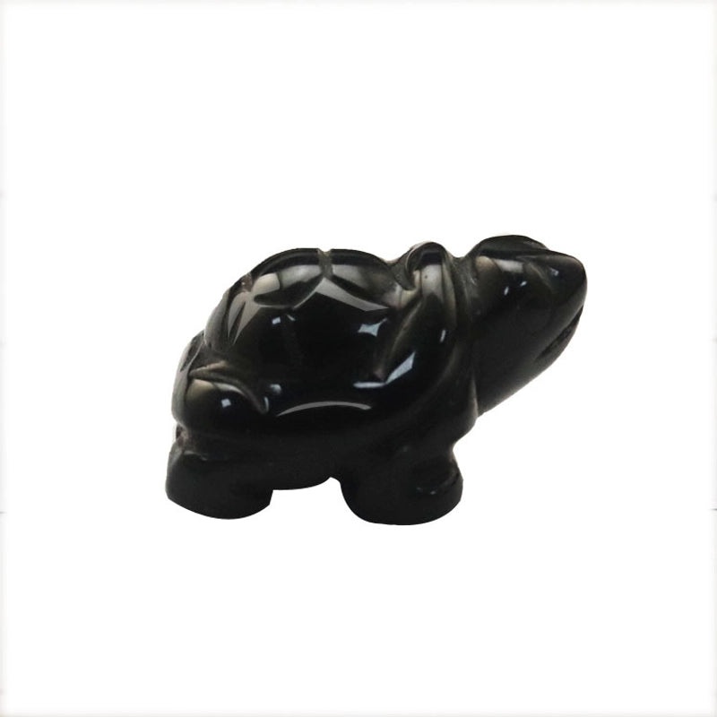 Elegant Tortoise Gem Obsidian Minimalist Decorative Accents|Home Decor