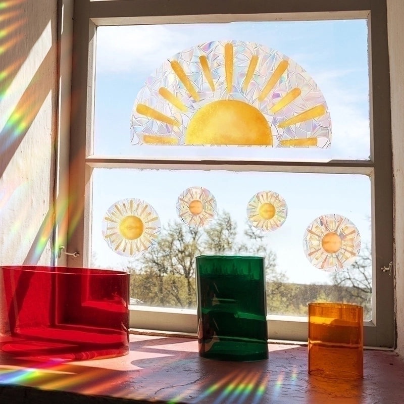 Adorable Rainbow PVC Wall Decal for Kids Room Decor|Home Decoration