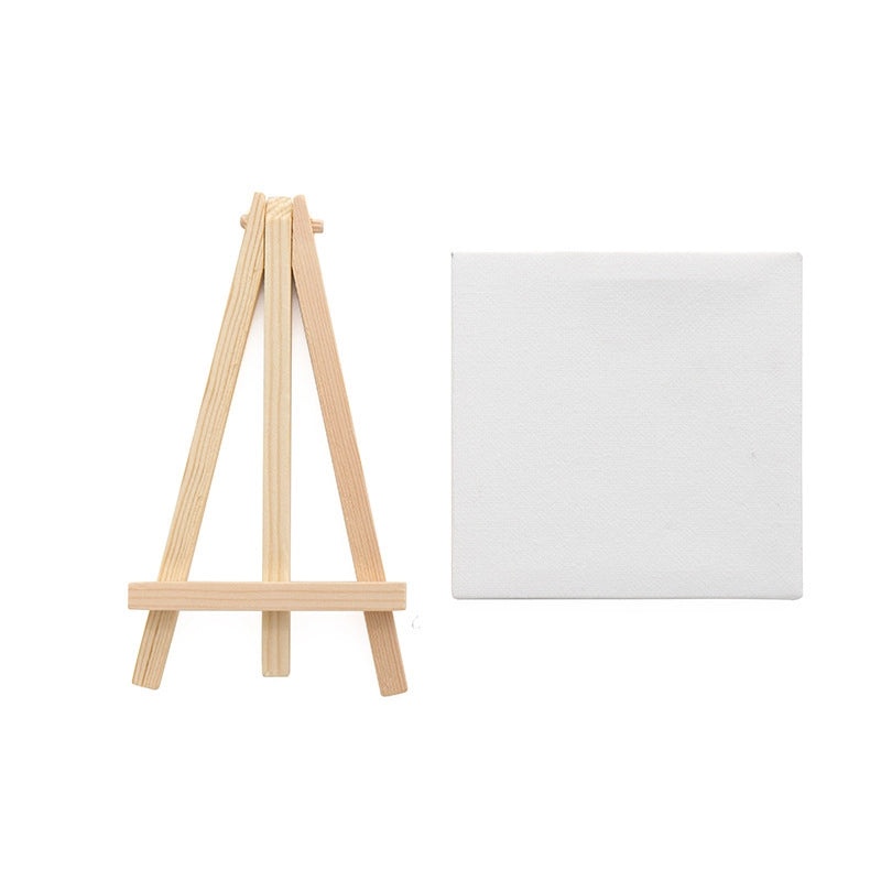 Mini Wooden Easel Frame Set for Desktop Phone Holder | Art Supplies & Craft Tools