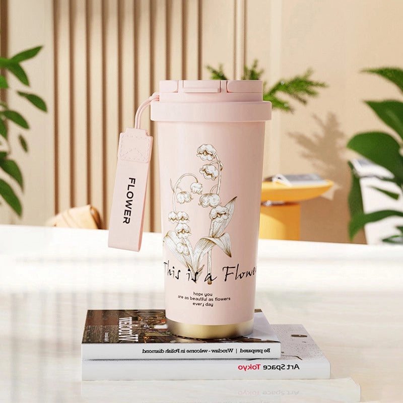 Van Gogh Lily Of The Valley Coffee Mug Custom High Color Value Double Wall Cup Gift for Girls|Kitchen & Dining