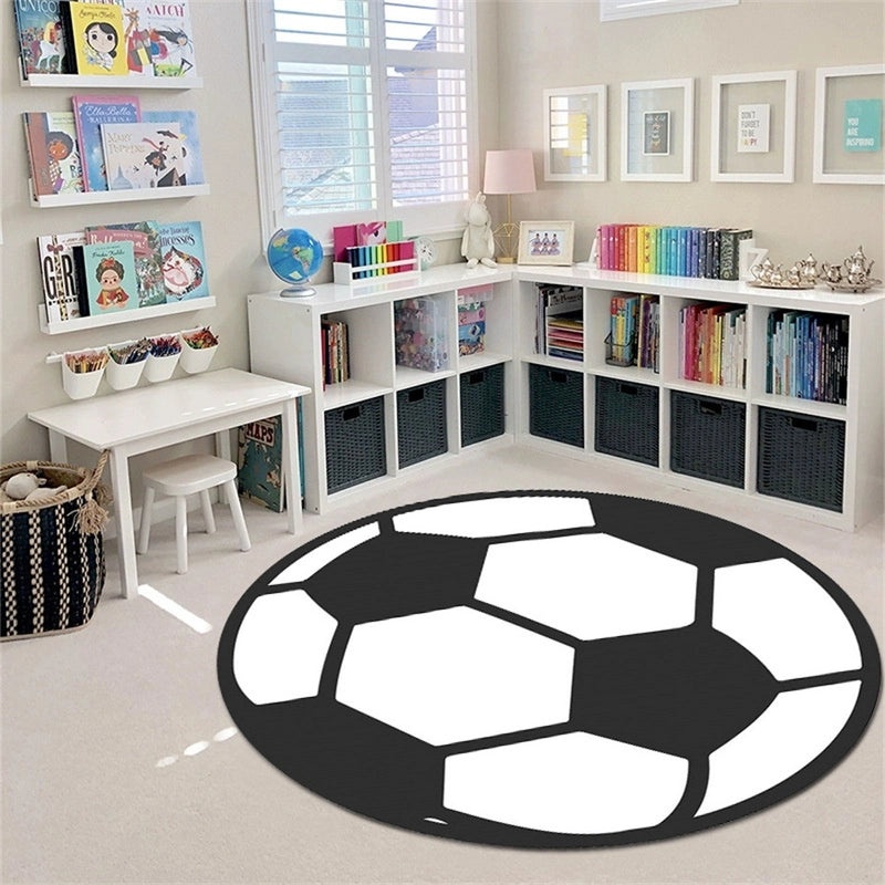 Halloween Retro Striped Polyester Floor Mat for Bedroom Living Room | Home Decor & Bedding