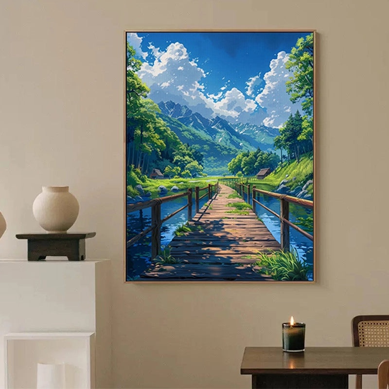 Tropical Beach Scene Canvas Wall Art | Home Decor