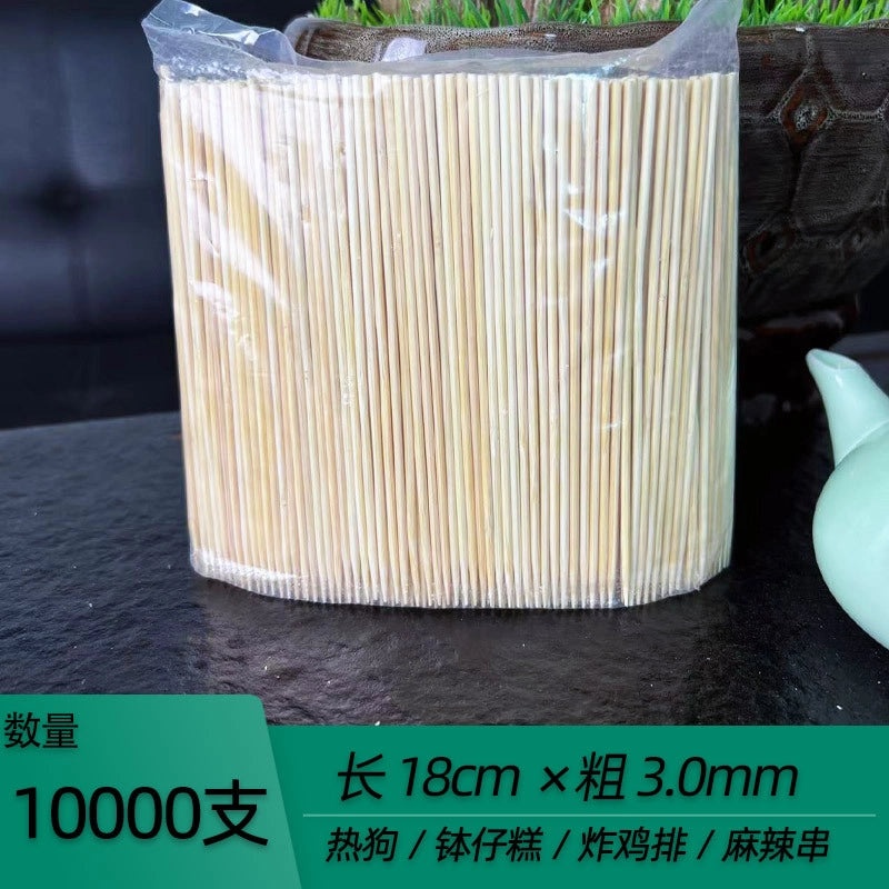 Disposable Bamboo Skewers for BBQ Grilled Meat and Fruits | Kitchen & Dining Accessories