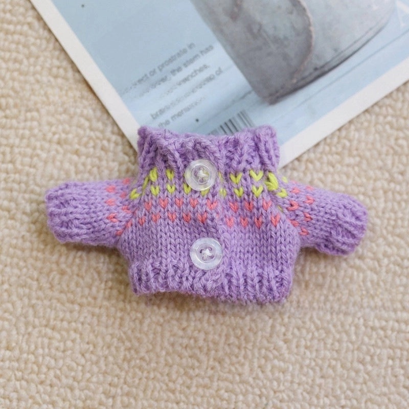 West Highland Hanging Button Sweater for Small Cotton Dolls | Doll Clothes & Accessories