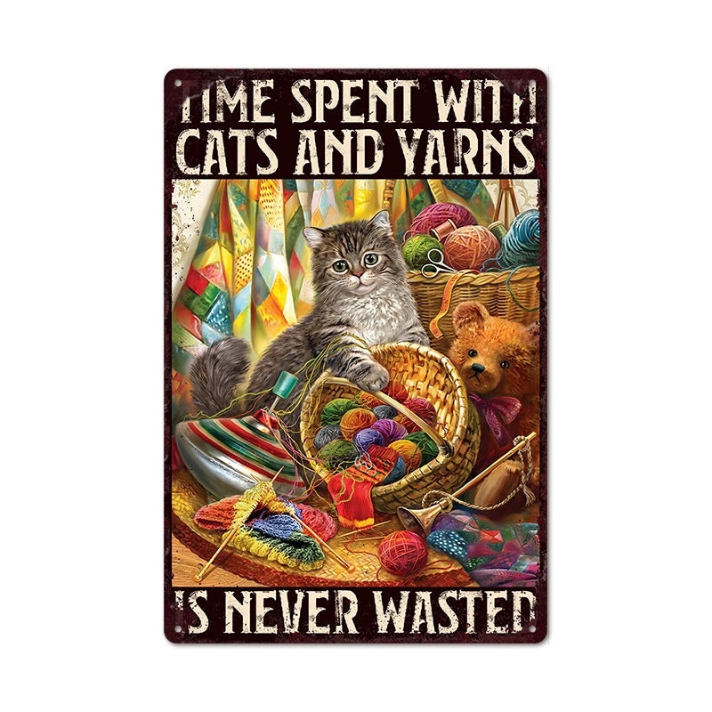 Vintage Iron Wall Art with Human, Animal & Letter Designs | Home Decor Wall Hangings