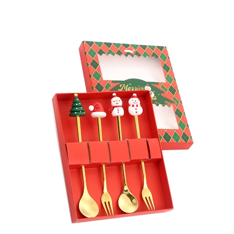 Christmas Casual Vacation Stainless Steel 410 Letter Spoon Set | Kitchen & Dining Utensils