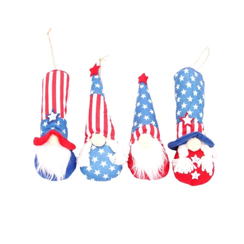 Vintage Elderly Doll Pendant Set for Independence Day Celebration|Jewelry & Accessories