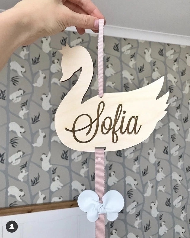 Nordic Bow Knot Wooden Pendant Decorative Ornament|Home Decor