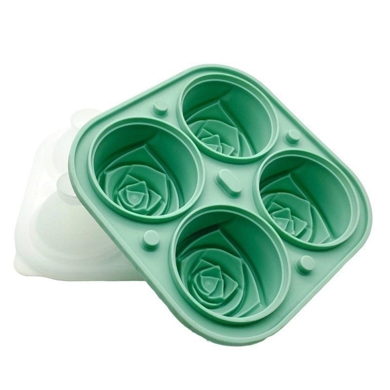 Minimalist Solid Color TPR Ice Cube Tray Mold|Kitchen & Dining Accessories