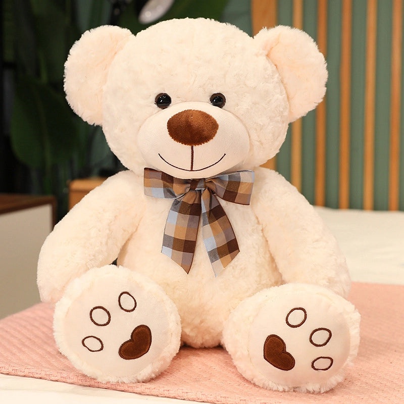 Cute Plush Bear with Bow Knot Soft PP Cotton Stuffed Animal Toy | Stuffed Animals & Plush Toys