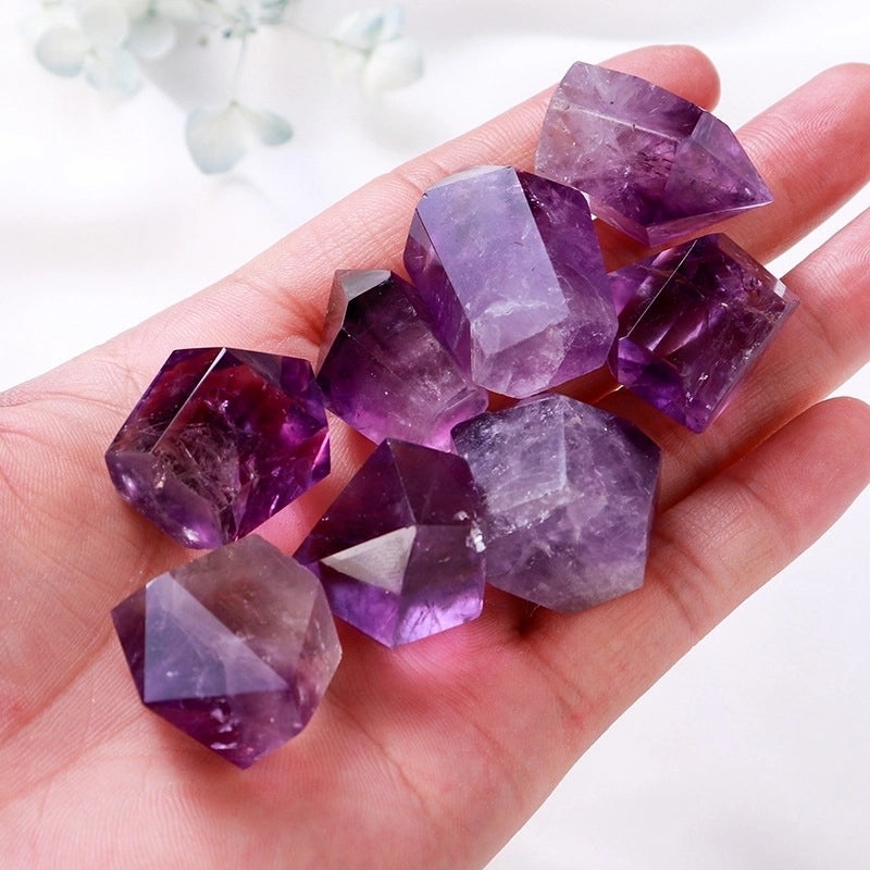 Holiday Crystal Amethyst Decorations for Christmas, Valentine's Day, and New Year | Home Decor & Seasonal Accessories