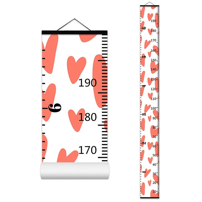 Nordic Kids Height Chart Wall Art | Decorative Growth Measurement for Children | Baby Height Sticker | Student Room Decor | Kids Growth Tracker|儿