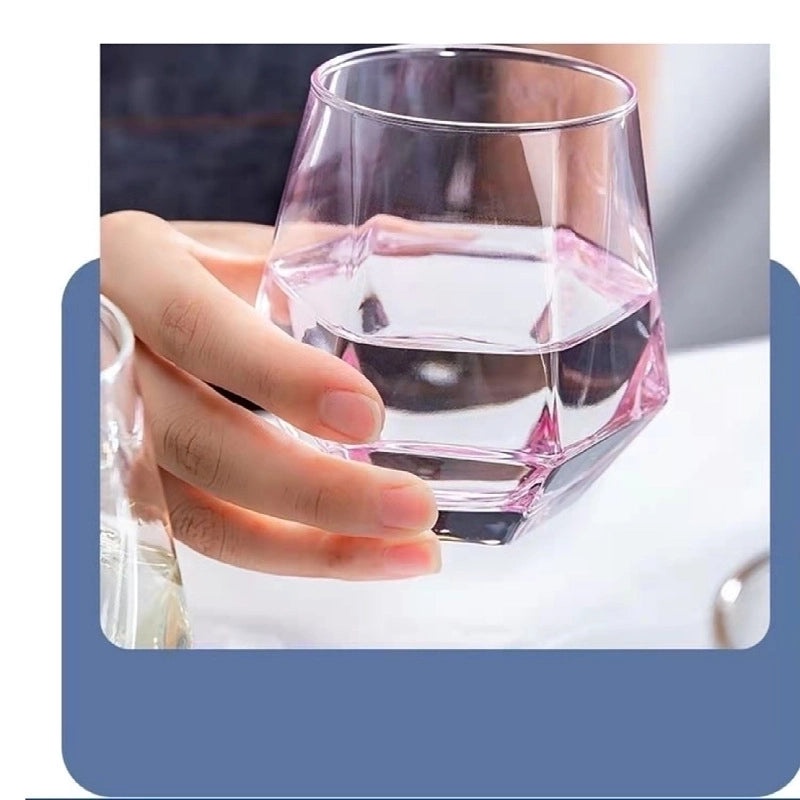 Solid Color Soda Lime Glass Water Bottle for Casual Vacation Use | Home & Kitchen Accessories