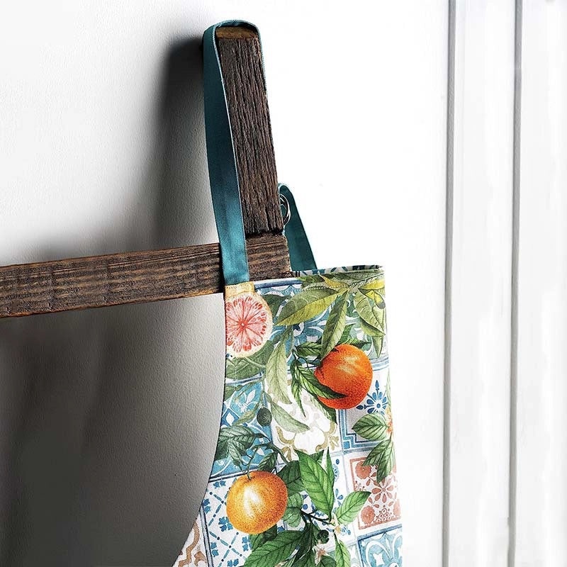 Digital Printed Neck Apron for Kitchen Gardening Cafe Work Retro Style | Kitchen & Dining Aprons