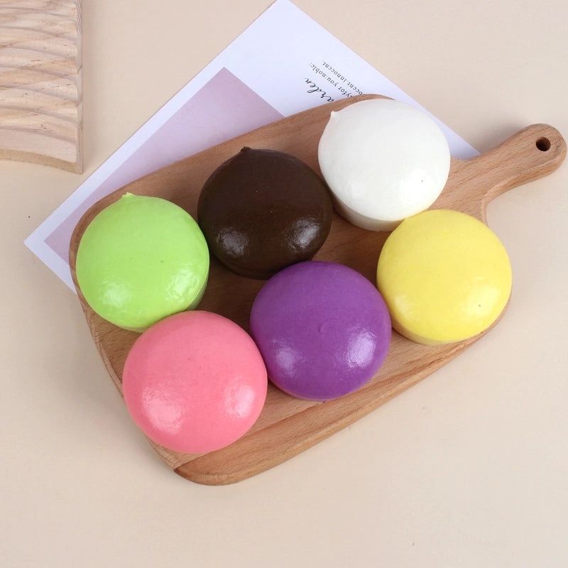 PU Slow Rebound Simulation Sticky Bread Toy Soft Squishy Food Model Stress Relief|Squishy Toys & Stress Relievers