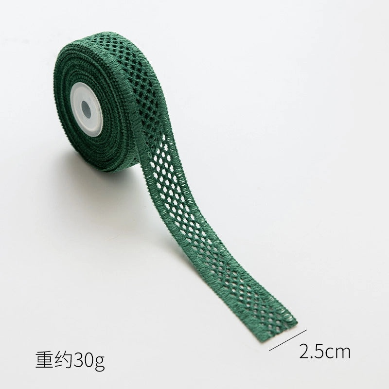 Christmas Green Plaid Linen Glitter Velvet Mesh Ribbon Bow for Christmas Tree Decoration|Christmas Decorative Ribbons