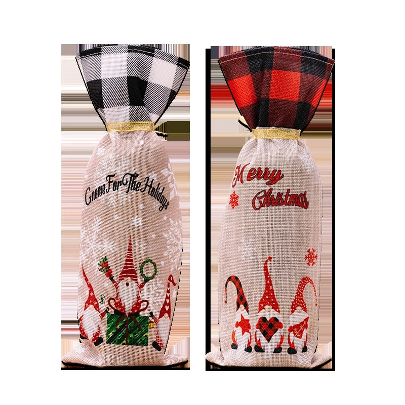 Minimalist Classic Christmas Letter Red Wine Tote Bag for Daily Holiday Use|Fashion Accessories Bags & Purses