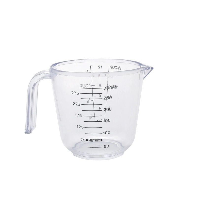 Transparent Dual-scale Measuring Cup 150-1000ml PS Plastic Liquid and Dry Ingredients Container|Kitchen Measuring Tools