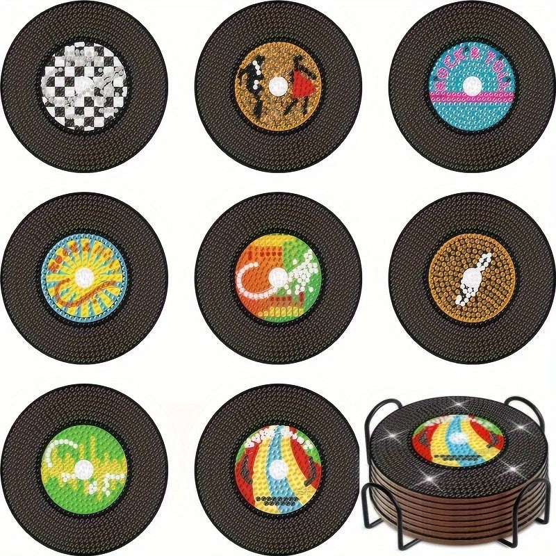 Valentine's Day Heart Shaped Flower Acrylic and Wood Placemat Set | Home & Kitchen Tableware