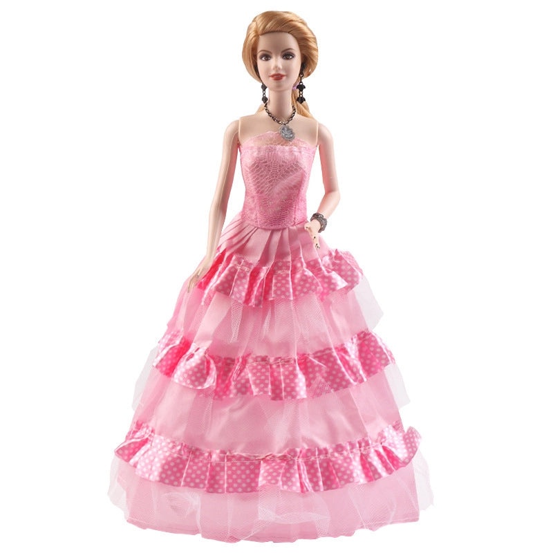 Exclusive Badger Doll Wedding Dress Princess Dress Large Doll Accessories|Doll Clothing & Accessories