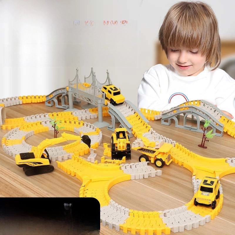 Explosions Kids Educational DIY Electric Rail Car Toy Stall | Educational Toys & DIY Kits