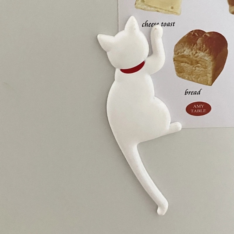 Adorable Cat Resin Fridge Magnet Decorative Artificial Art | Home Decor & Kitchen Accessories