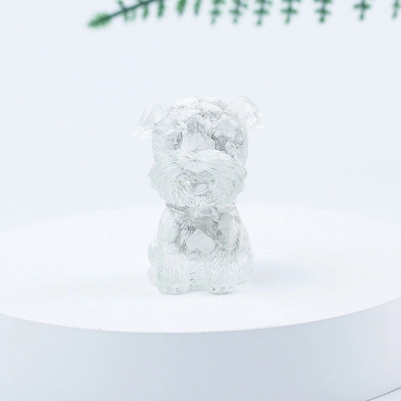 Adorable Dog Shaped Crystal Figurines for Home Decor|Decorative Figurines