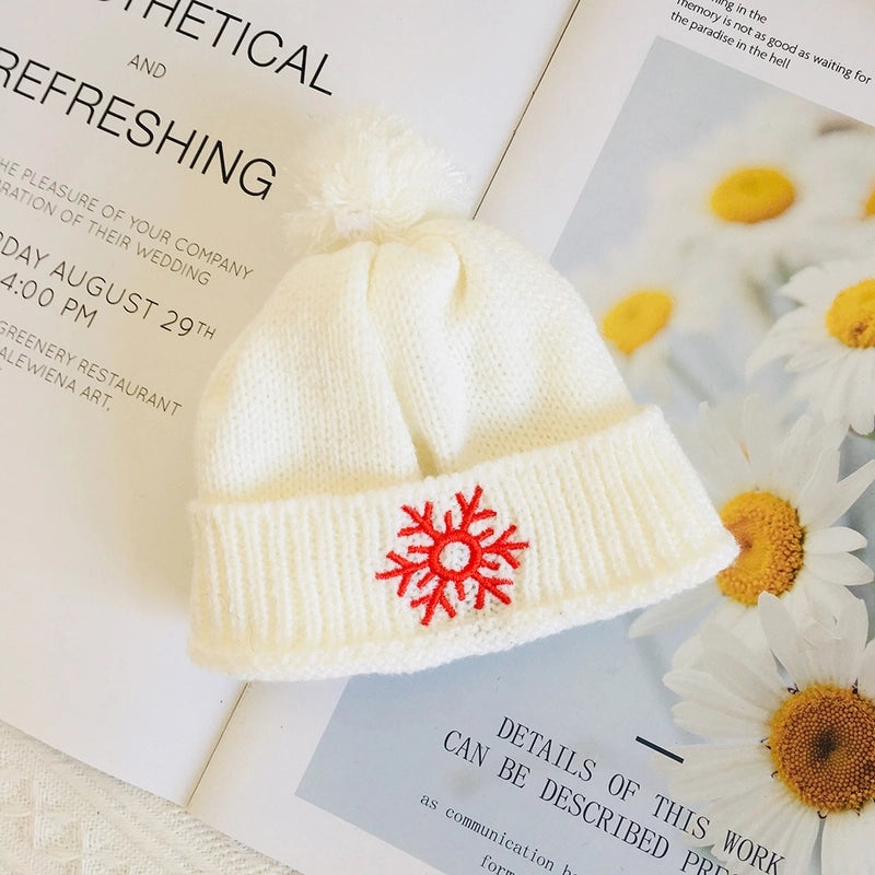 20cm Doll Smiling Wool Hat Knitted Cotton Cap for 20cm Doll Clothes Replacement|Doll Accessories