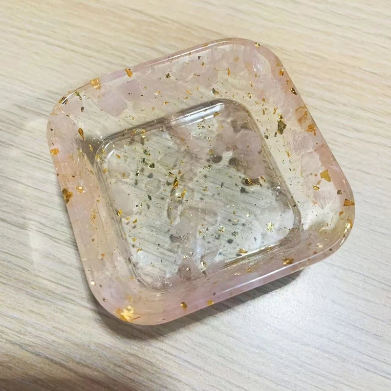 Minimalist Heart Shaped Resin Crystal Pendant Necklace|Jewelry & Accessories